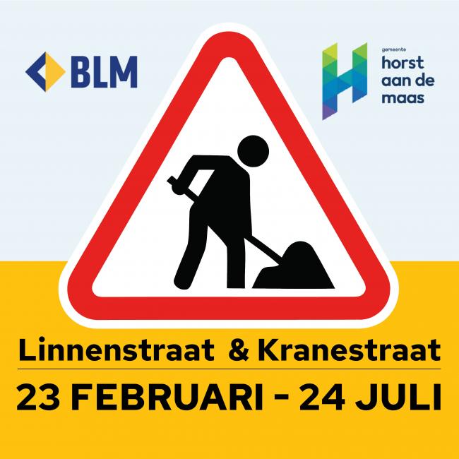 Werkzaamheden Linnenstraat en Kranestraat.