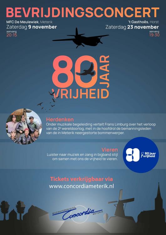 Bevrijdingsconcert 80 jaar vrijheid!